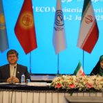 قطار نمادین ترانزیتی اکو همزمان با نشست وزرای اکو حرکت کرد