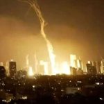 تصاویر جدید از اصابت دقیق موشک ایرانی به محل پدافند اسرائیل