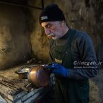 کدخدای «تاسیان» تنها بازمانده مسگری در گیلان است