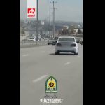 سرعت دیوانه وار خودروی ماکسیما در بزرگراه | ویدئو